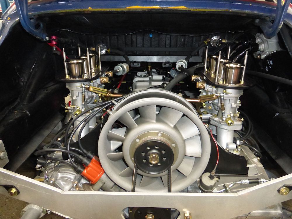 Rebuilt engine of a 1966 Porsche® 911 IMSA